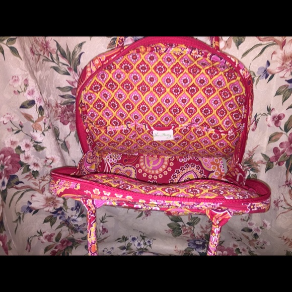 Vera Bradley’s Retired Rasberry Fizz 2 Zipper Bag - Picture 7 of 8